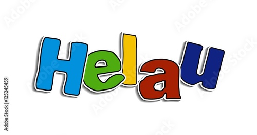 Helau Schlachtruf zum Fasching 11.11. Rosenmontag Fastnacht Karneval in Düsseldorf Mainz