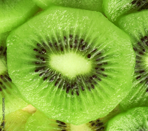 close up of a healthy kiwi fruit