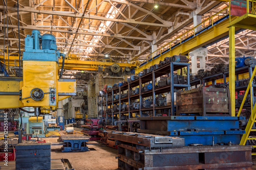 Interior of industrial plant workshop