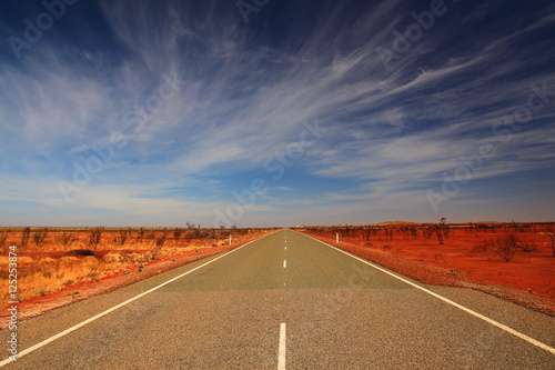 Australian endless outback road