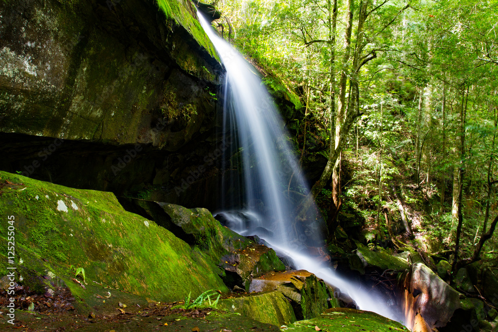 Obraz premium waterfall in deep forest in thailand