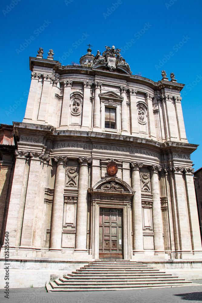 Rome - église Santi Luca e Martina