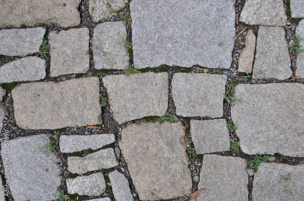 Cobblestone paving background Cobblestone paving background