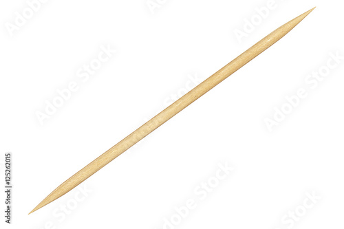 Wooden Toothpick Closeup. 3d Rendering photo