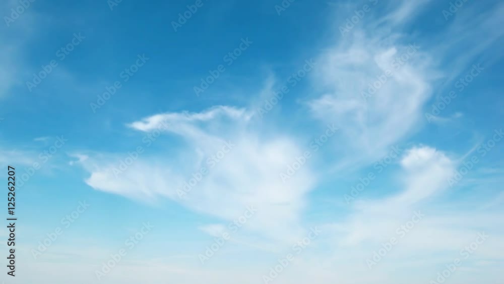 Swift little clouds moving across the blue sky. time lapse FHD
Swift little clouds moving across the blue sky. time lapse FHD