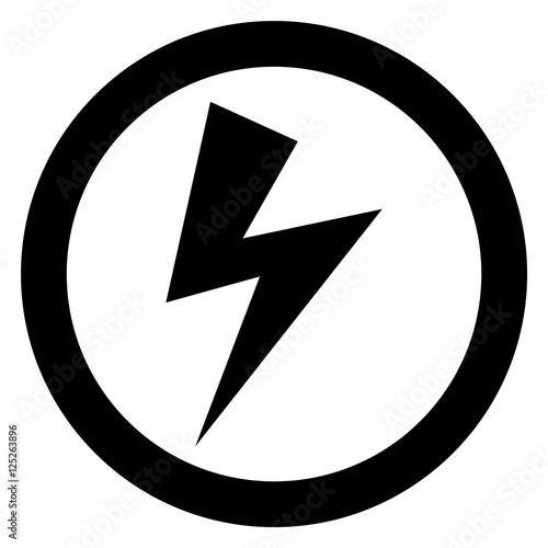 Lightning bolt sign