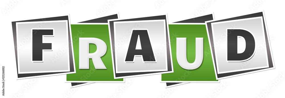 Fraud Green Grey Squares Fraud Green Grey Squares