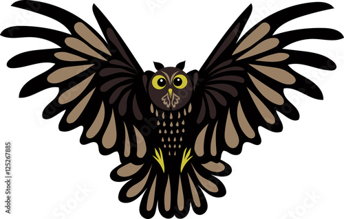 Wallpaper Mural  owl Torontodigital.ca