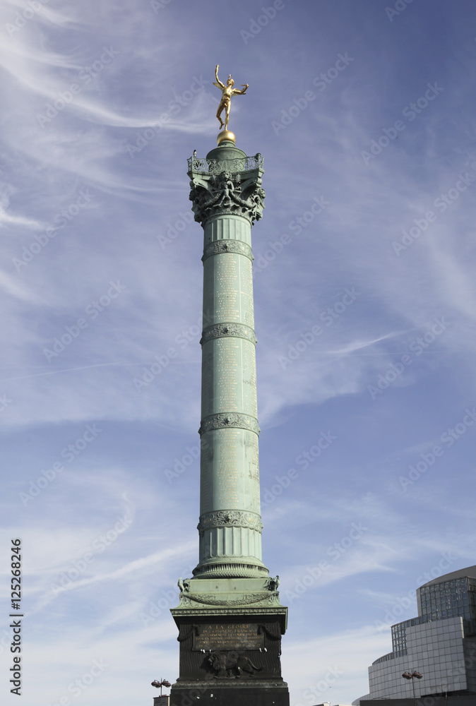 The July Column in Paris, France