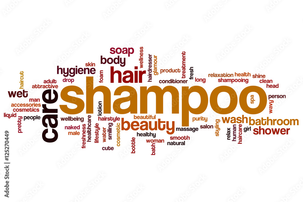 Shampoo word cloud Stock Illustration Adobe Stock