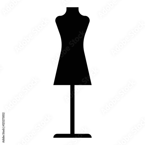 Mannequin icon. Simple illustration of mannequin vector icon for web