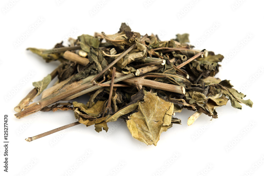 Dried snake jasmine, Dainty spure, white crane flower or scienti Dried snake jasmine, Dainty spure, white crane flower or scienti