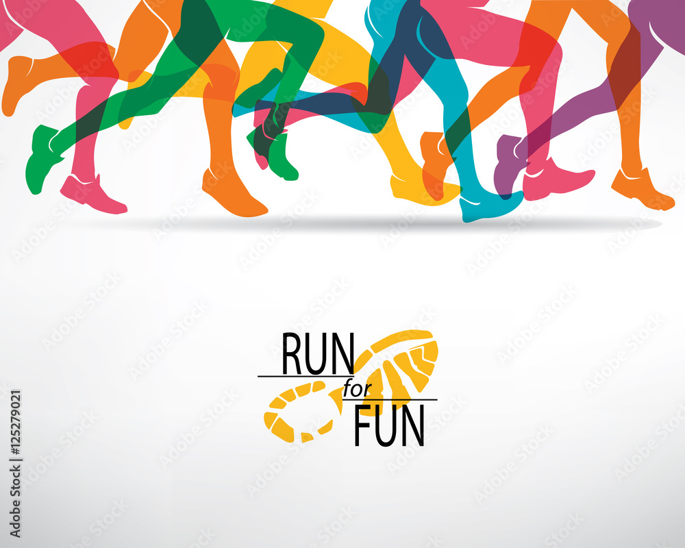 Sport sales running background