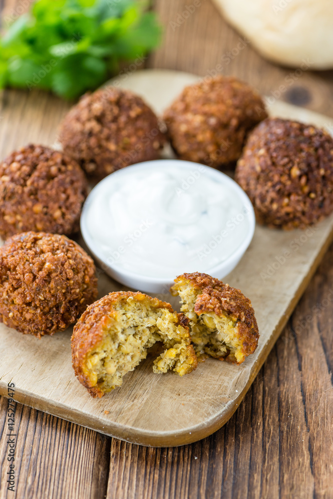 Portion of Falafel Portion of Falafel