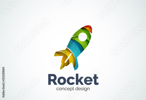 Rocket logo template