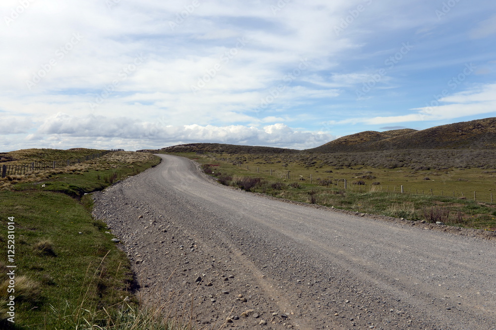 The road to Tierra del Fuego.