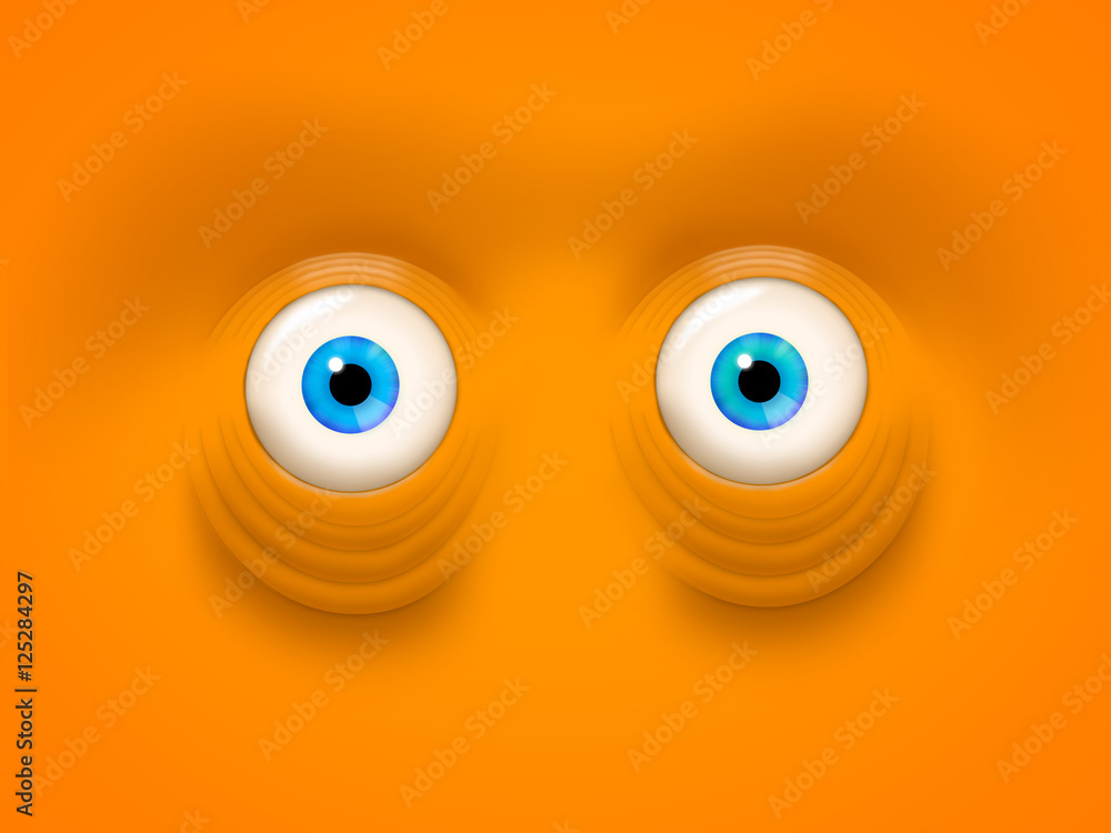 Wild and crazy staring eyes Wild and crazy staring eyes