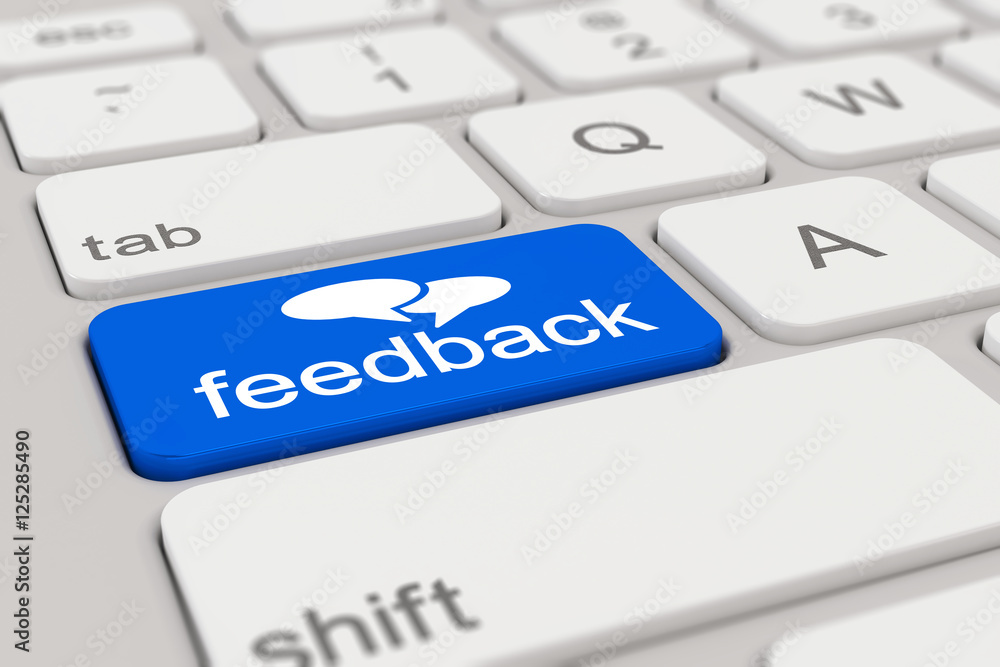 Tastatur - Feedback - blau Tastatur - Feedback - blau