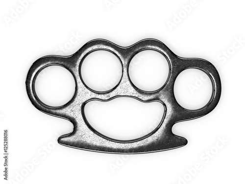 steel brass knuckles photo