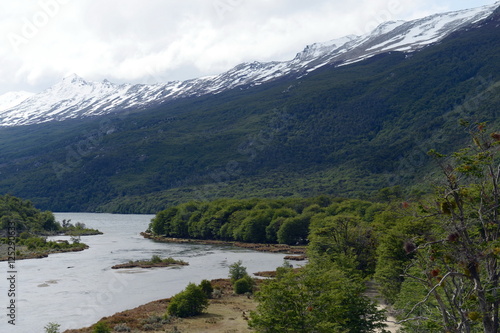 Bay Lapataia in the national Park of Tierra del Fuego.