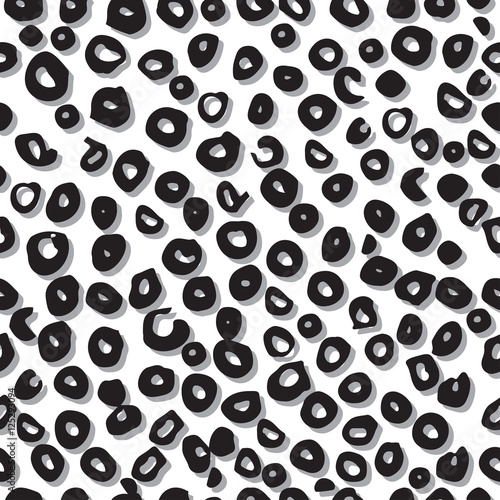 Hand drawn ink abstract texture seamless background