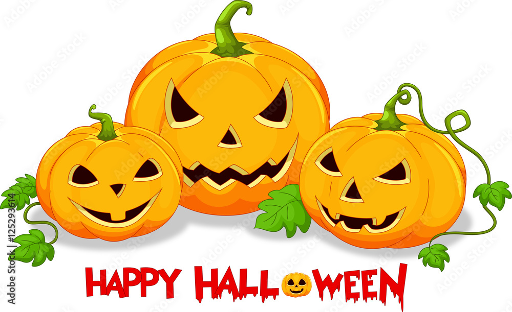Halloween pumpkin cartoon Halloween pumpkin cartoon