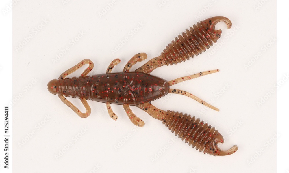 Photo Picture of a softbait Fishing Lure. Photo Picture of a softbait Fishing Lure.