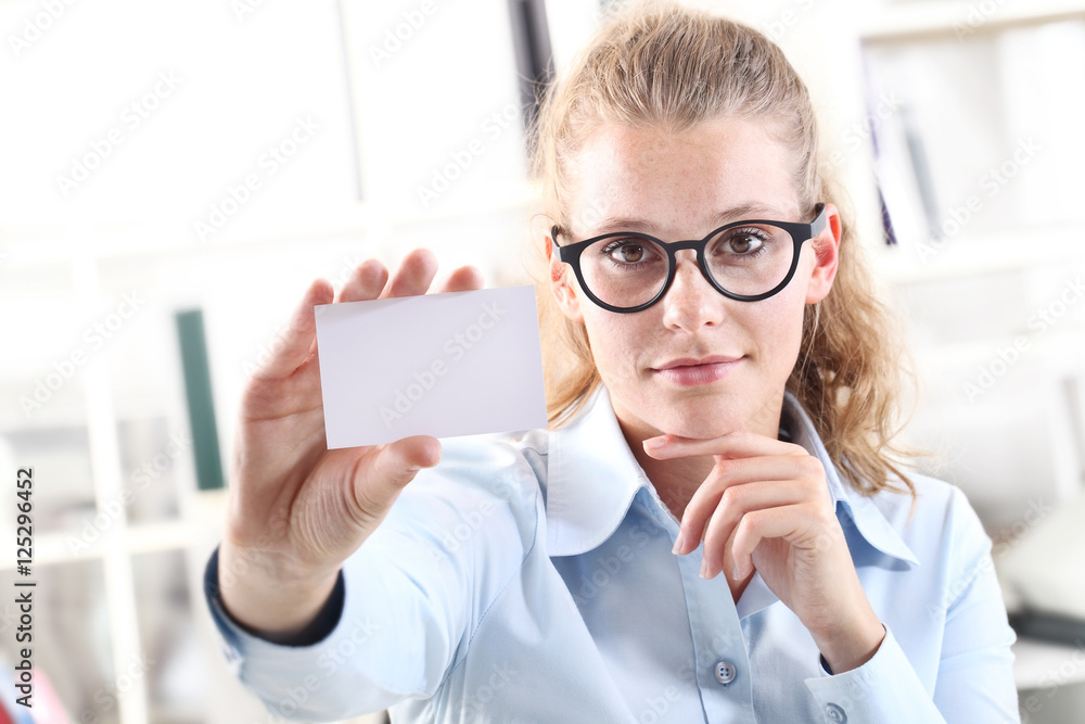 Hand hold blank business card Hand hold blank business card
