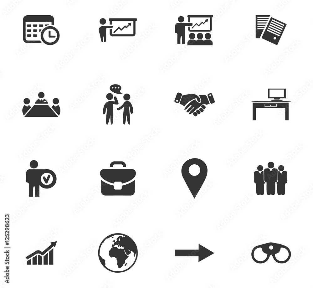 Business icons set Business icons set