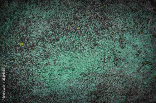 old spotty stained concrete wall texture background. color black, green © hary_cz