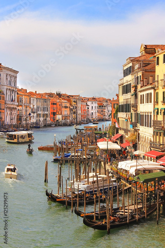 landscape on the Grand Canal in Venice