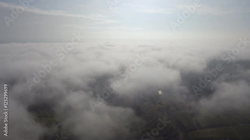 Bahlingen Kaiserstuhl Germany Mist Fog Timelapse