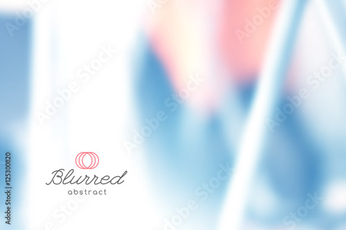 vector abstract background with blurred lines and shapes