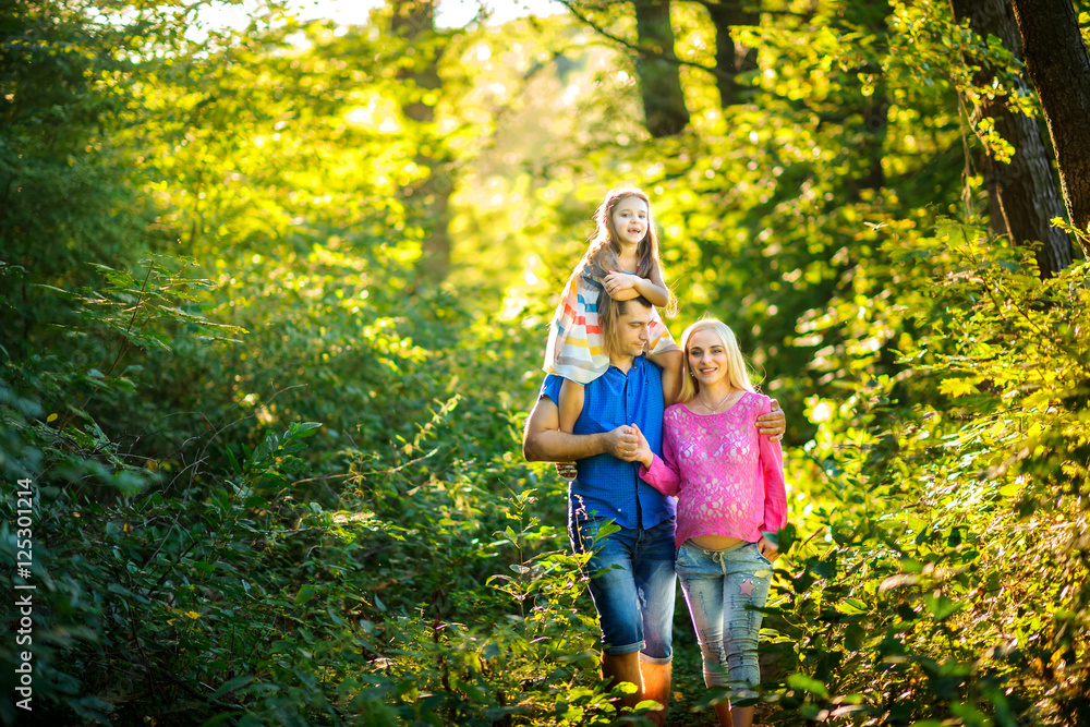 Fototapeta premium family waiting for the child's birth