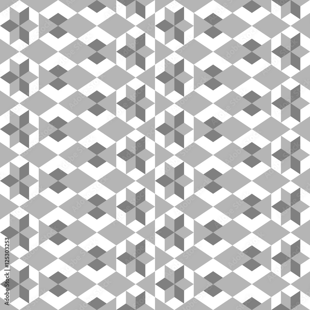 Seamless pattern with various geometrical figures. Seamless pattern with various geometrical figures.