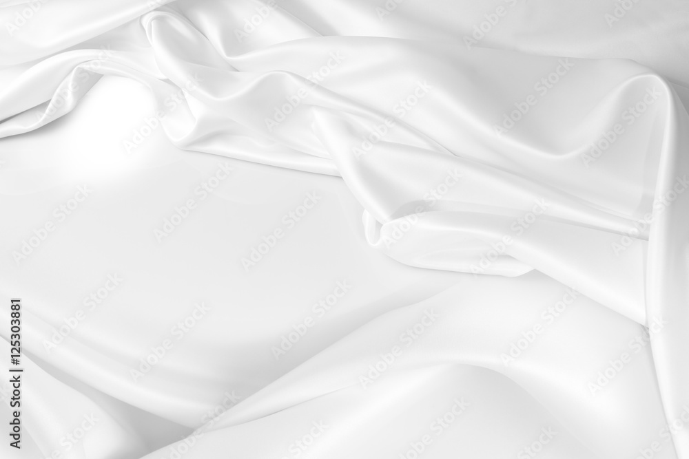 Obraz premium White silk