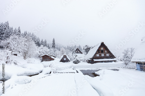 Japanese village at winter © BlueOrange Studio