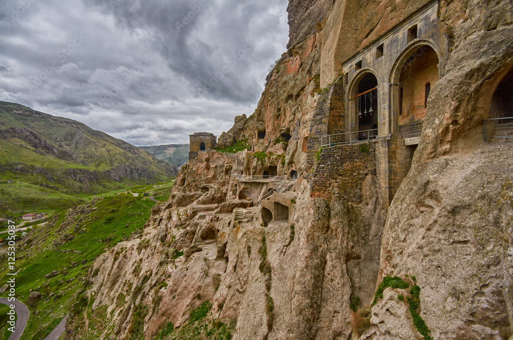 Vardzia Cave Monastery Town in Georgia