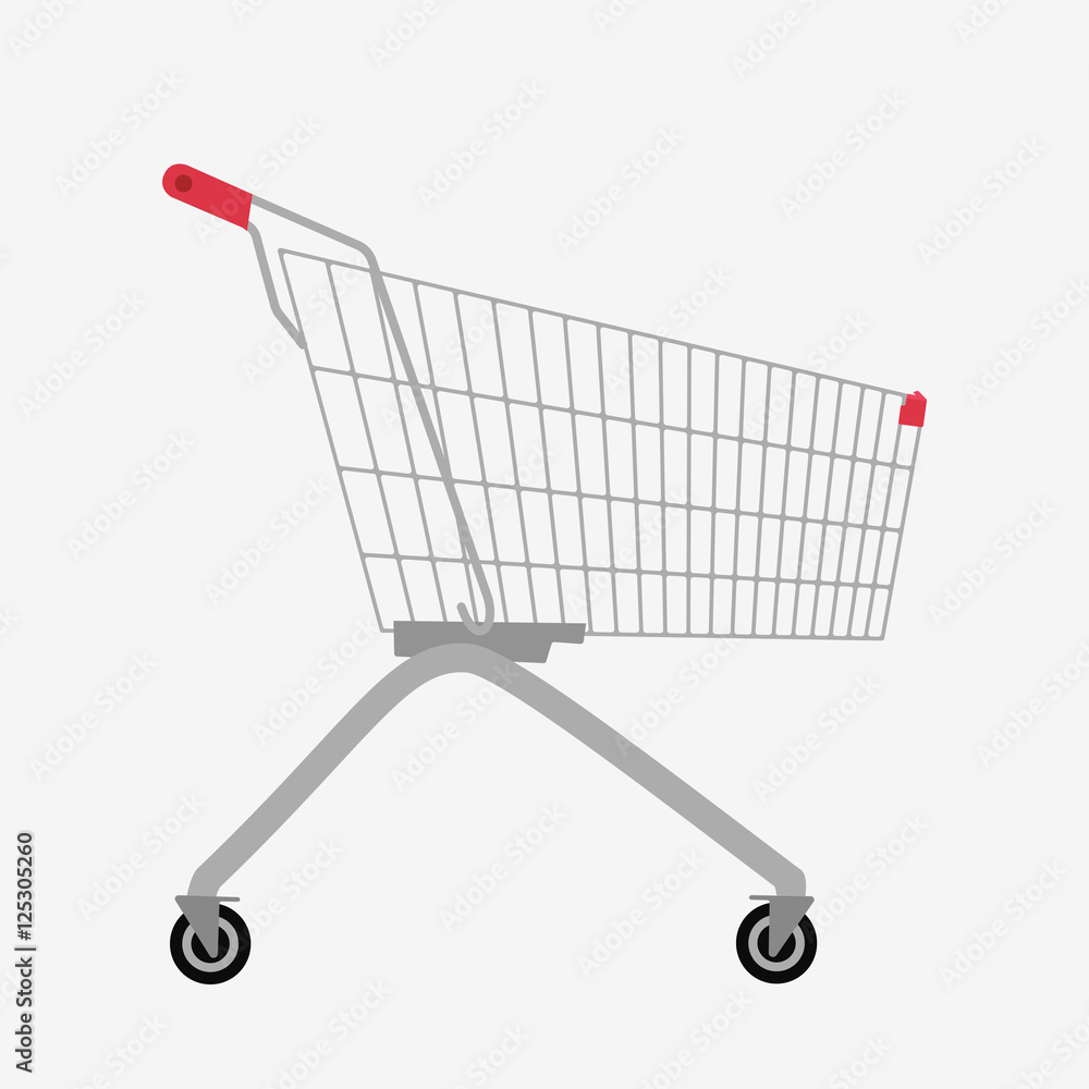 Shopping cart Vector illustration. Shopping cart Vector illustration.