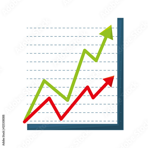 Wallpaper Mural infographic statistics arrows isolated icon vector illustration design Torontodigital.ca