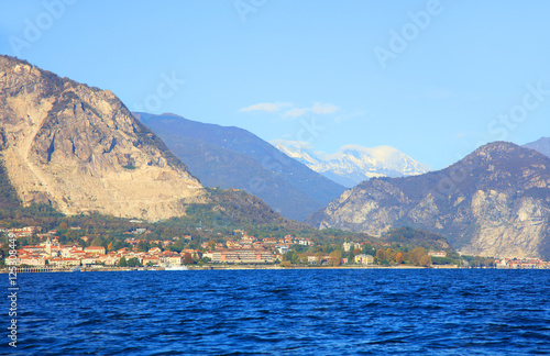 Scenic view of Lake Maggiore, Italy, Europe