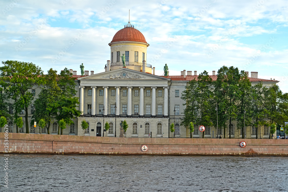 Institute of the Russian literature (Pushkin house). Makarov Emb