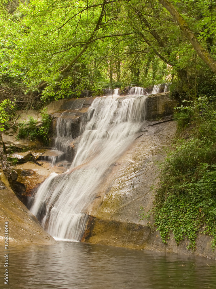 Waterfall in the forest Waterfall in the forest