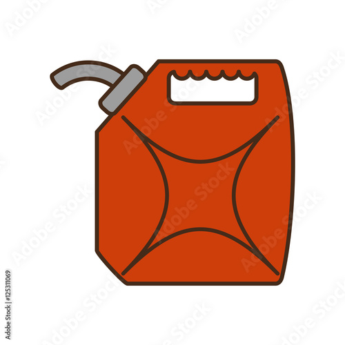 oil galon isolated icon vector illustration design