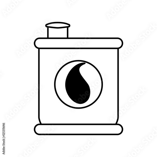 oil galon isolated icon vector illustration design