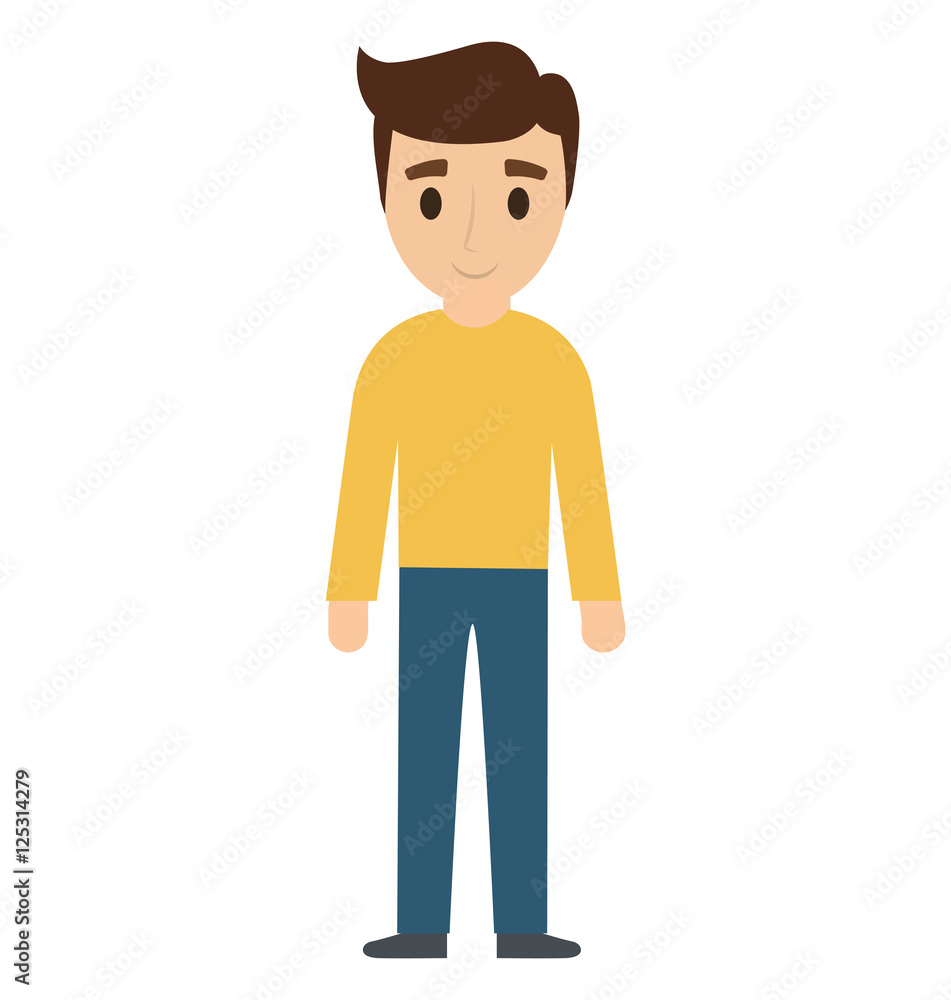 teen boy character avatar vector illustration design teen boy character avatar vector illustration design