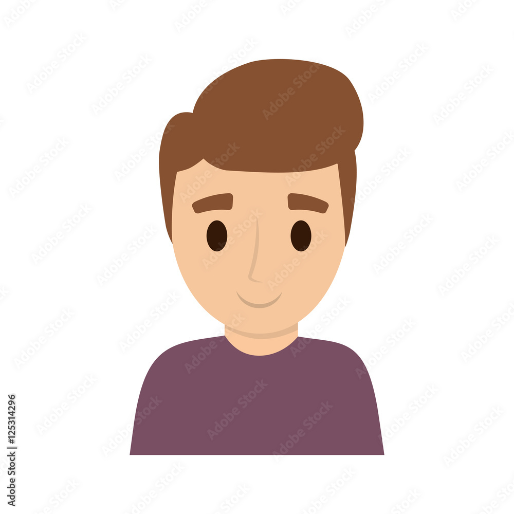 teen boy character avatar vector illustration design teen boy character avatar vector illustration design