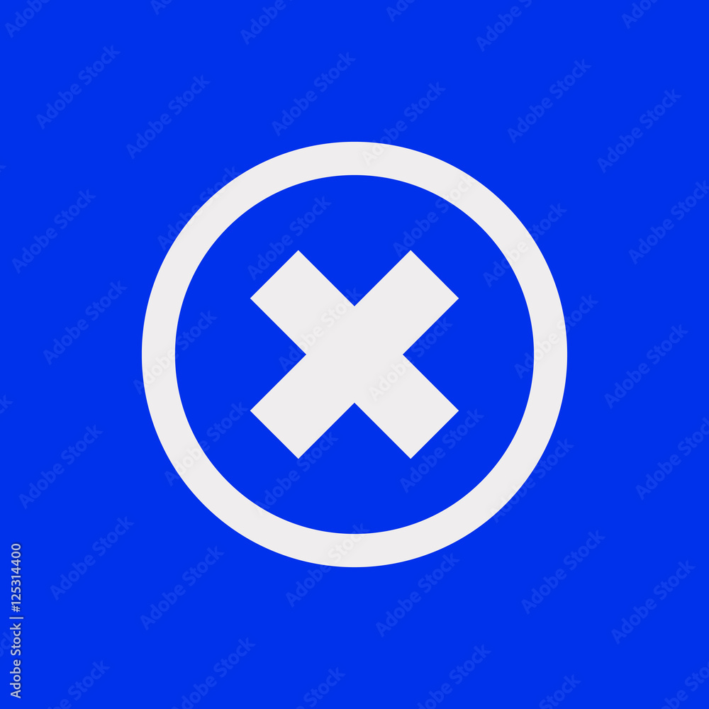 delete icon stock vector illustration flat design delete icon stock vector illustration flat design