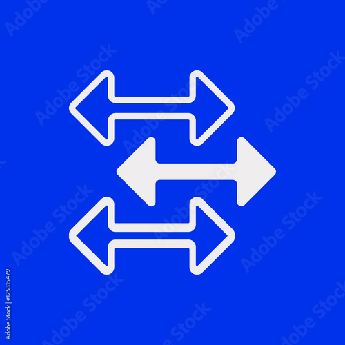 Free Download arrow icon stock vector illustration flat design - GFXLoad