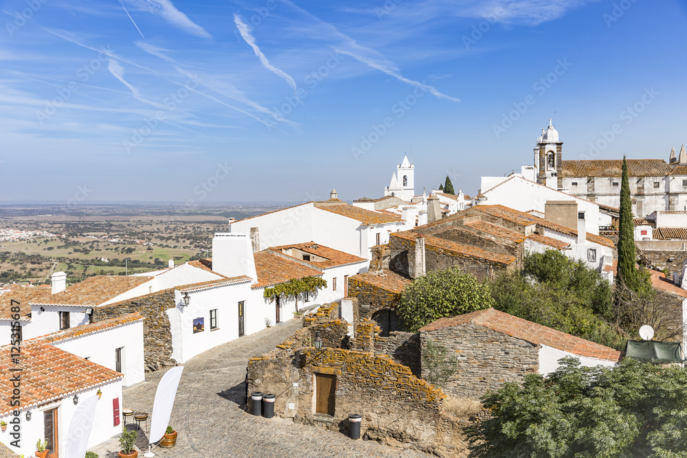 a view over Monsaraz town, Évora District, Portugal